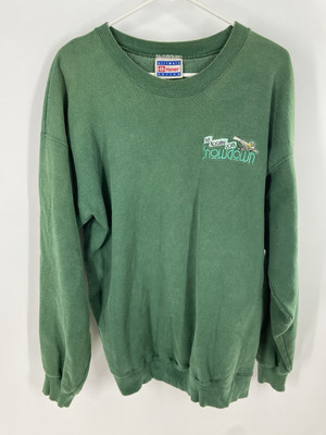 Vintage The Roaring 20th Snow down Airplane Crewneck Size XL