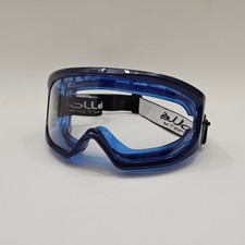 Bolle Safety Superblast Goggles Blue Clear Lens Z87 D3 D4 Protective Eyewear
