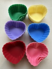 18 Multi-Colored Silicone Muffin Cups