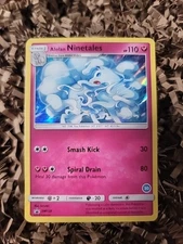 Pokemon TCG - Alolan Ninetales Holo Rare - SM128 - Sun & Moon: Black Star Promo
