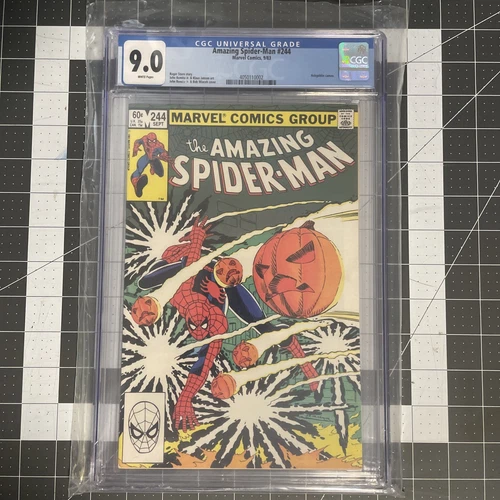Amazing Spider-man 244 - Hobgoblin 3rd Appearance CGC 9.0 Cameo of Lefty Donovan
