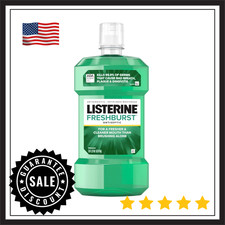 Listerine Freshburst Antiseptic Mouthwash 33.8 Fl Oz Pack of 1 Germ Protection