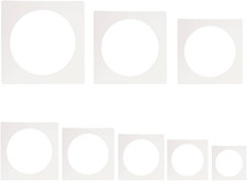 8 Pcs Large Circle Stencils Reusabel Plastic Circle Templates for Art Painting