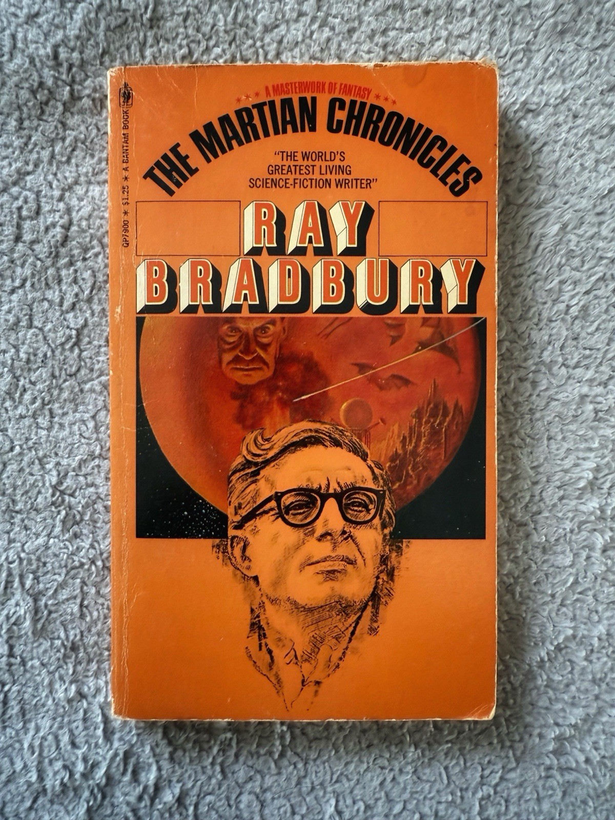 Vintage Copy Of The Martian Chronicles by Ray Bradbury 1970 Bantam Paperback