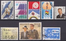 Belgique 1991-97 Lot timbres oblitérés
