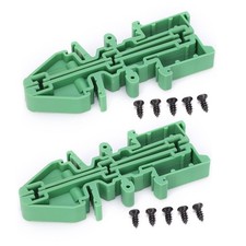 2 Sets PCB Mounting Bracket C45 DIN Rail Mounting Adapter for Circuit Board