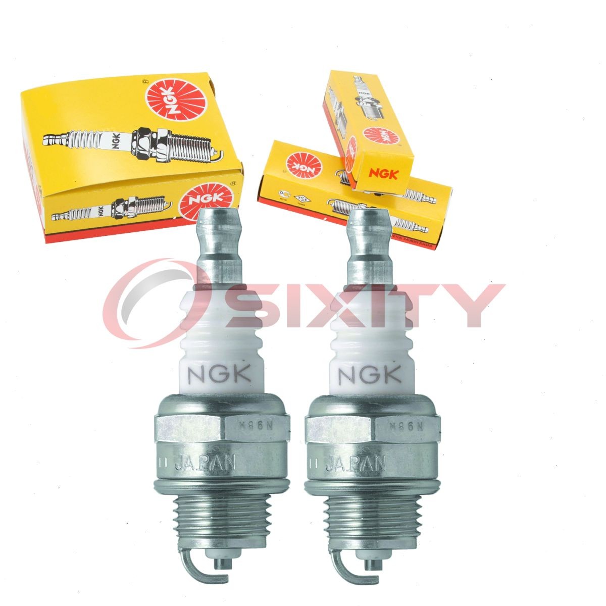 2 pc NGK 6026 BPM6A-10 Standard Spark Plugs for W20MPU10 W20FPU10 sr