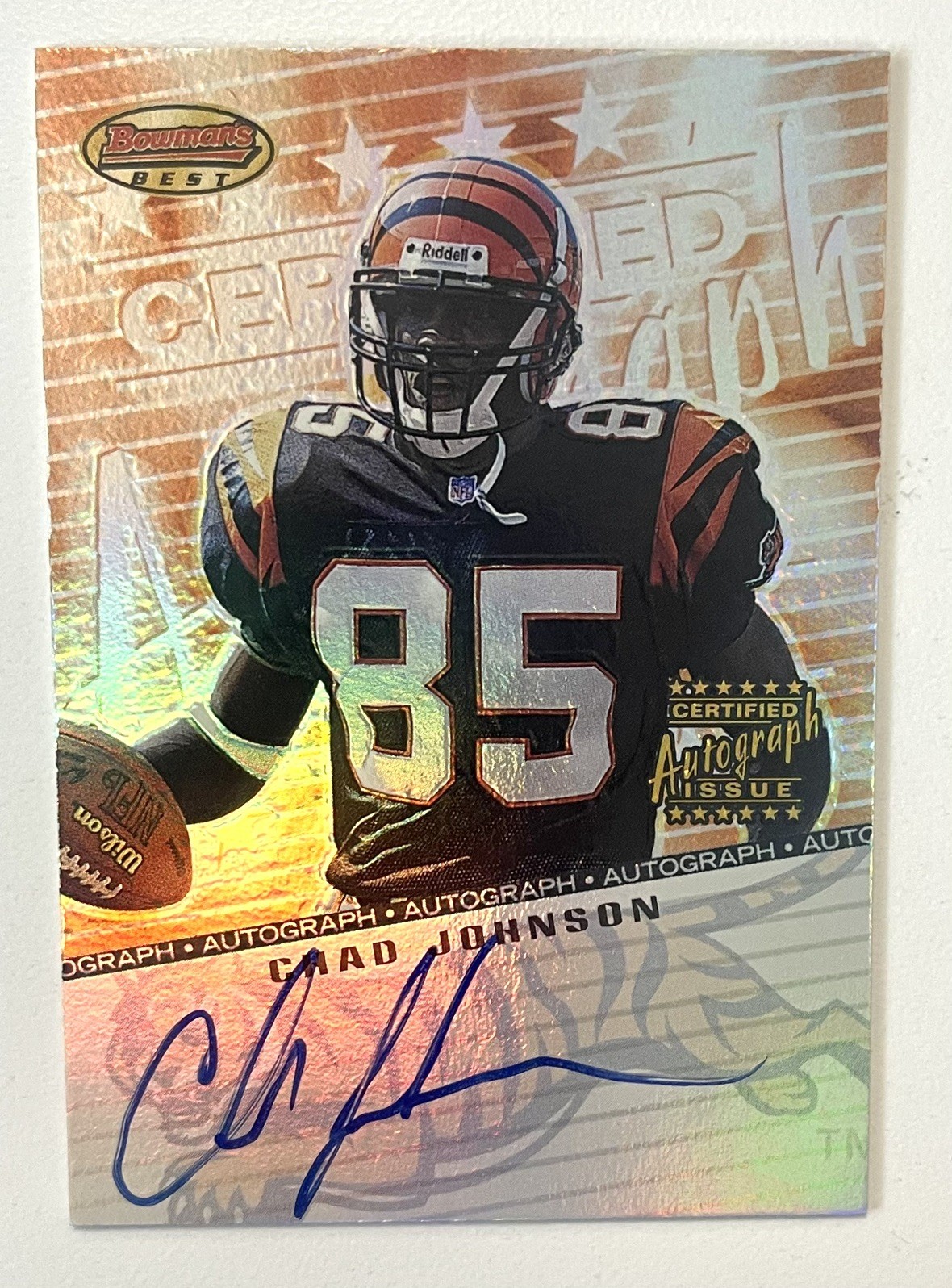 Chad Johnson Bowman's Best Certified Autograph #BBCJ Certified Autograph