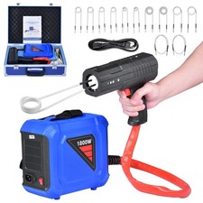 Magnetic Induction Heater 1800W Auto Flameless Heating Bolt Removal Tool 12Coils
