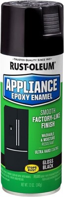 Rust-Oleum 7886830 Specialty Appliance Epoxy 12 Ounce (Pack of 1), Black 