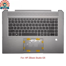 New For HP ZBook Studio G5 Palmrest with Backlit Keyboard L34210-001 Gray 15.6"