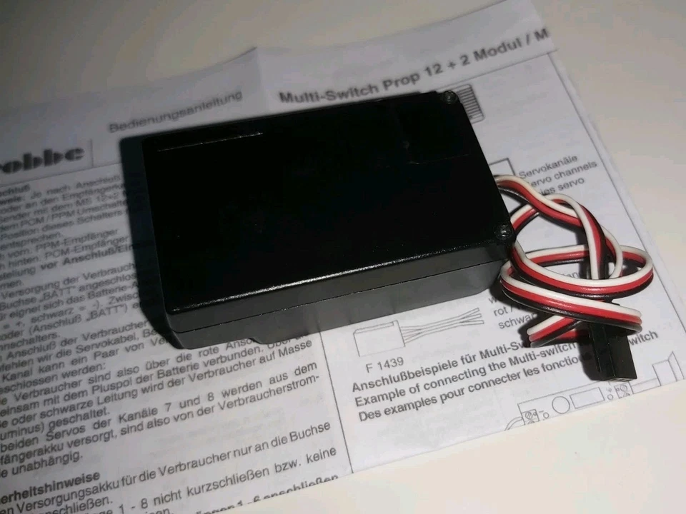 Robbe Futaba Multi-Switch Prop Decoder 12+2 8102 für F14 FC16 18 28 F 14 FC 16 - Bild 2 von 2