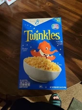 Twinkles Cereal General Mills family size 15.8 oz box retro Back to the 1960's