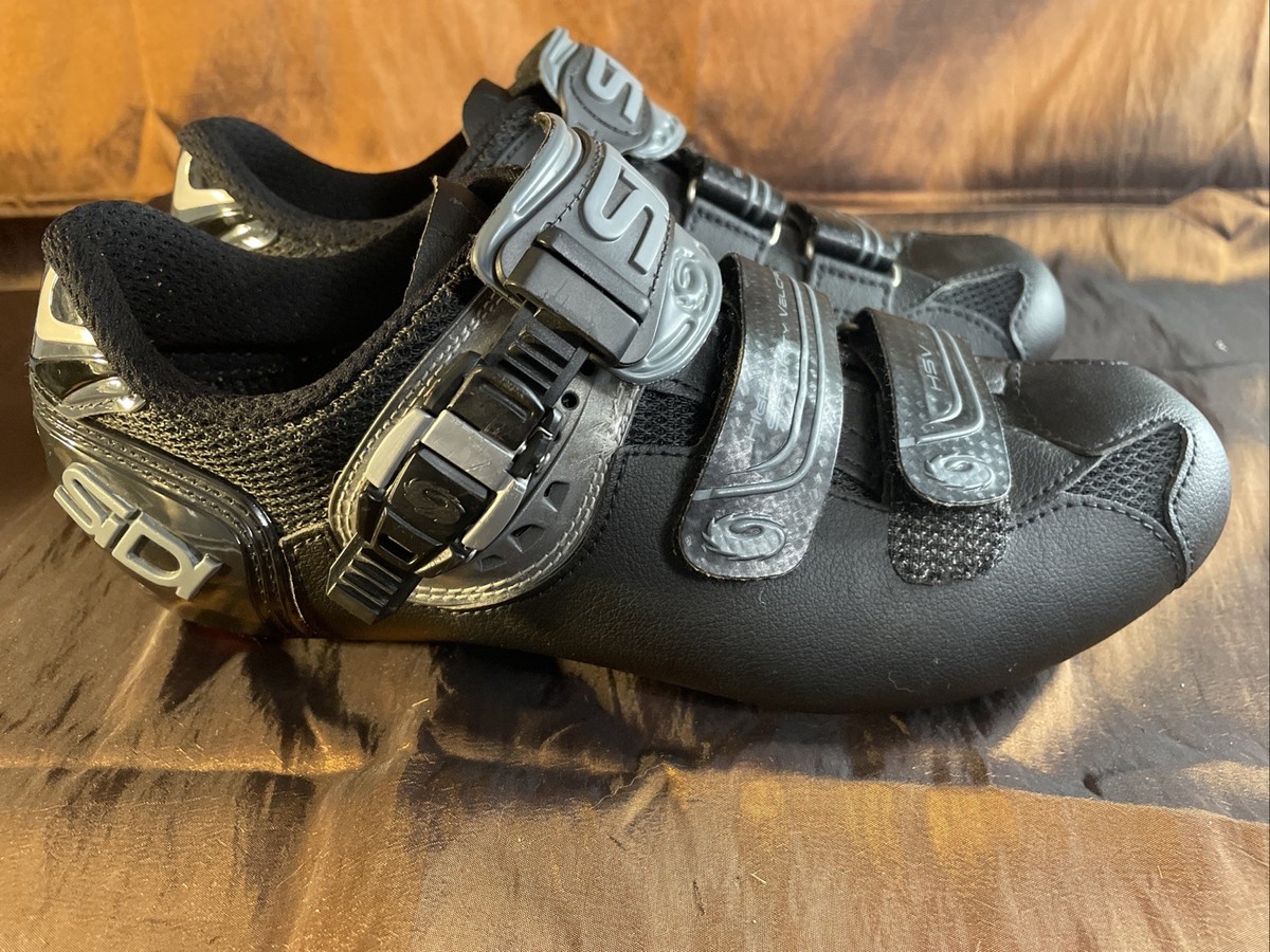 Sidi Genius 7 Mega Shadow Black Carbon - Road Cycling Shoe - EU 41