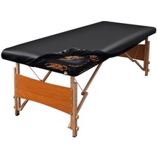 KIDOACOW Leather Massage Table Cover Protector Wipeable Massage Table Cover Fitt