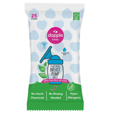 Breast Pump Wipes by Baby, Hypoallergenic Powered by Plants, Removes Milk Res
