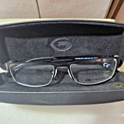 NEW Genuine Gargoyles Mens Wheeler 56-18 145mm Black Eyeglass W/Case SALE! NEW