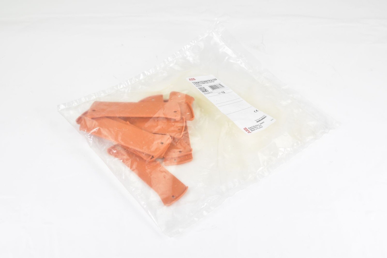 ABB 1SNA103687R2100, ORANGE, Entrelec empty module end plate, (1PU=10Pcs.)