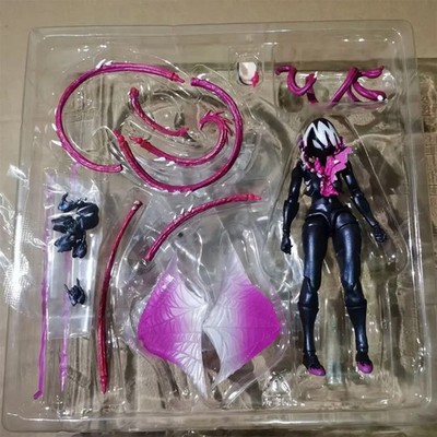 KO Revoltech Spider-Man Venom Gwen Action Figure Set Collectible Toy