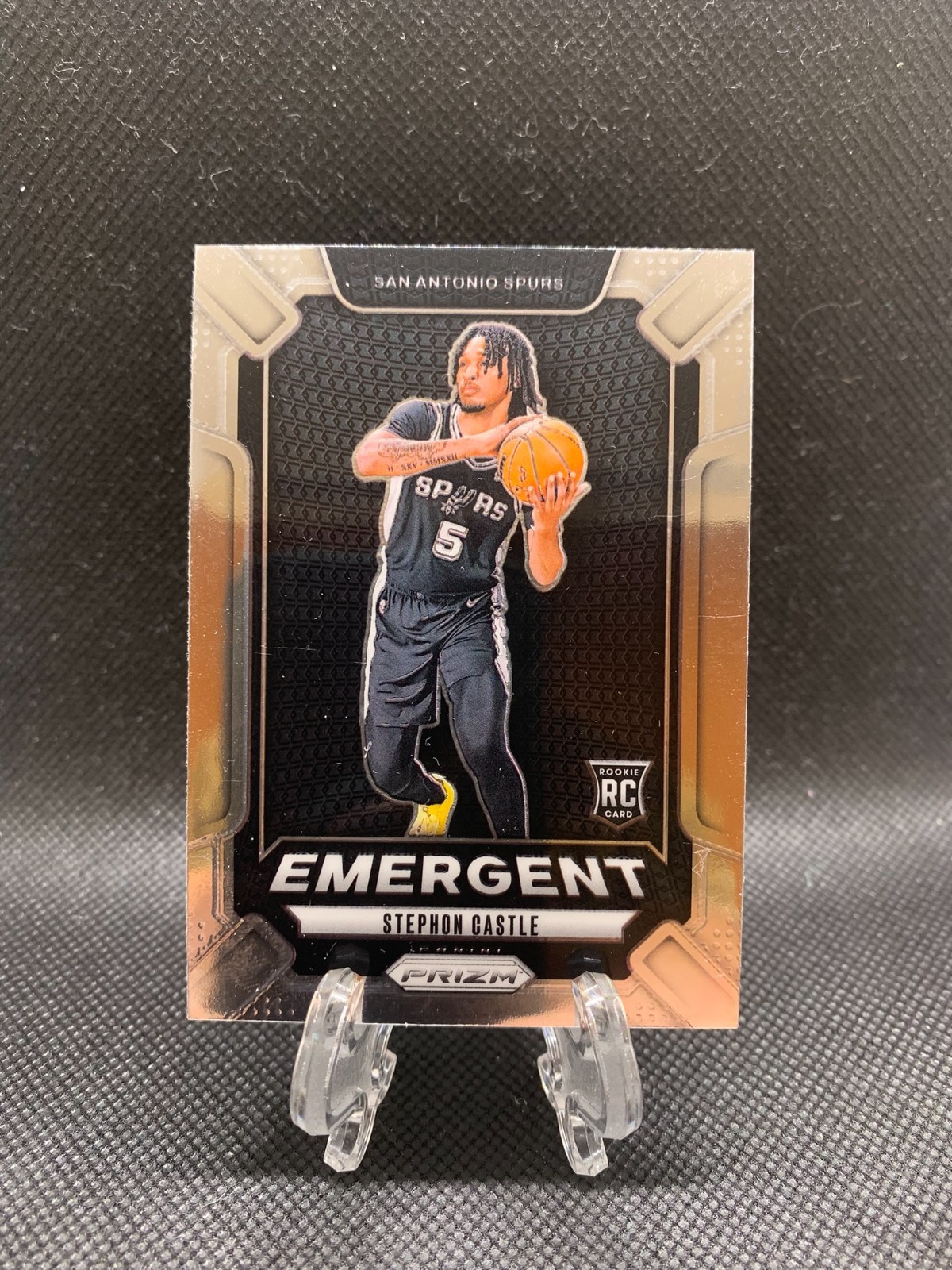 2024-25 Panini Prizm Emergent Stephon Castle RC Silver Prizm #29
