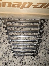 (9) Matco Tools GRCL Combination Ratcheting Wrenches SAE Lot Of 9