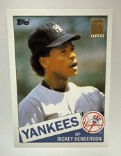 1985 Topps Traded - Rickey Henderson #49T NM Yankees
