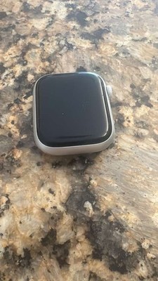 Apple Watch Series 8 41mm Silver GPS + Cellular Unlocked White Sport Band