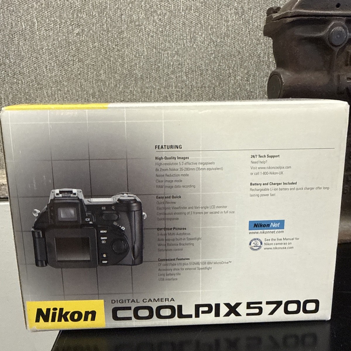 Nikon COOLPIX 5700 5.0MP Digital Camera - Black for sale online | eBay