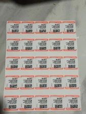 Computer vended Postage stamps $4.65  Face value.