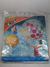 Sizzlin Cool 48 Large Inflatable Beach Ball Spotted Pool Toy NEW Sealed Summer