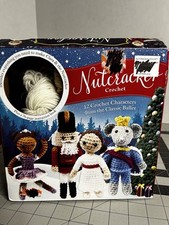 Nutcracker Crochet Book, Patterns and Supplies for 2 of the 12 Characters