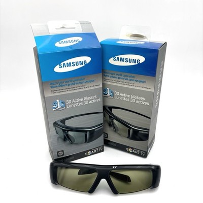 Samsung SSG-3100GB 3D Active Glasses Bluetooth Battery-Operated Lot Of 2