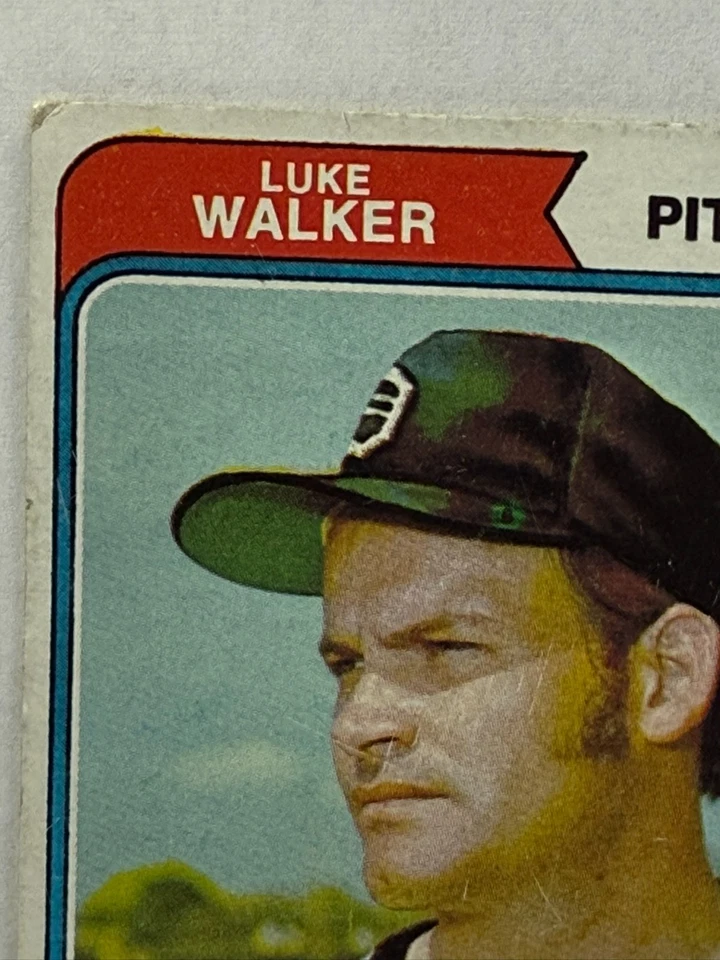 Luke Walker #612T Multiple error card 1974 Topps - Traded - Image 3 of 4