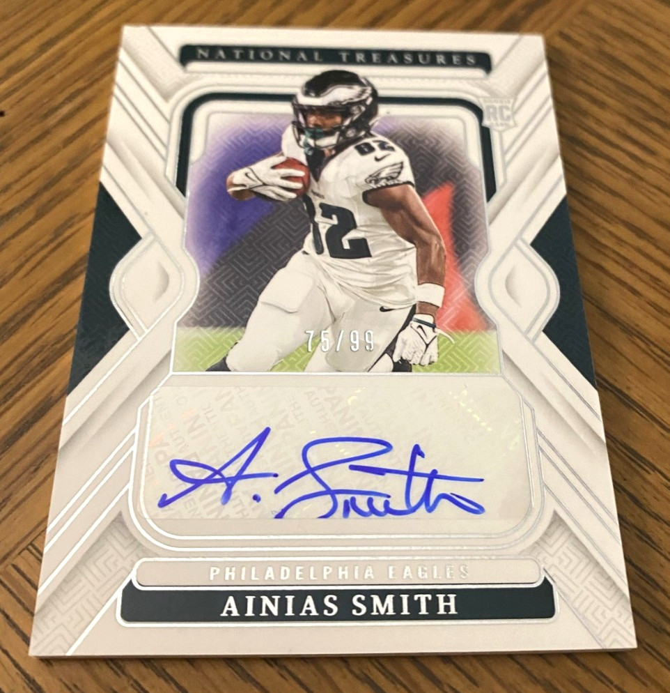 Ainias Smith Panini National Treasures #114 Autograph