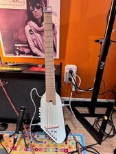 Donner HUSH  I PRO Acoustic-Electric Travel Guitar - Metallic White