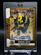 2017-18 O-Pee-Chee Platinum Jake Debrusk Golden Treasures Rookie Auto 1/1 #R-JD