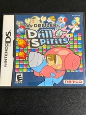 Mr. Driller: Drill Spirits (Nintendo DS, 2004) Namco Case/Manual