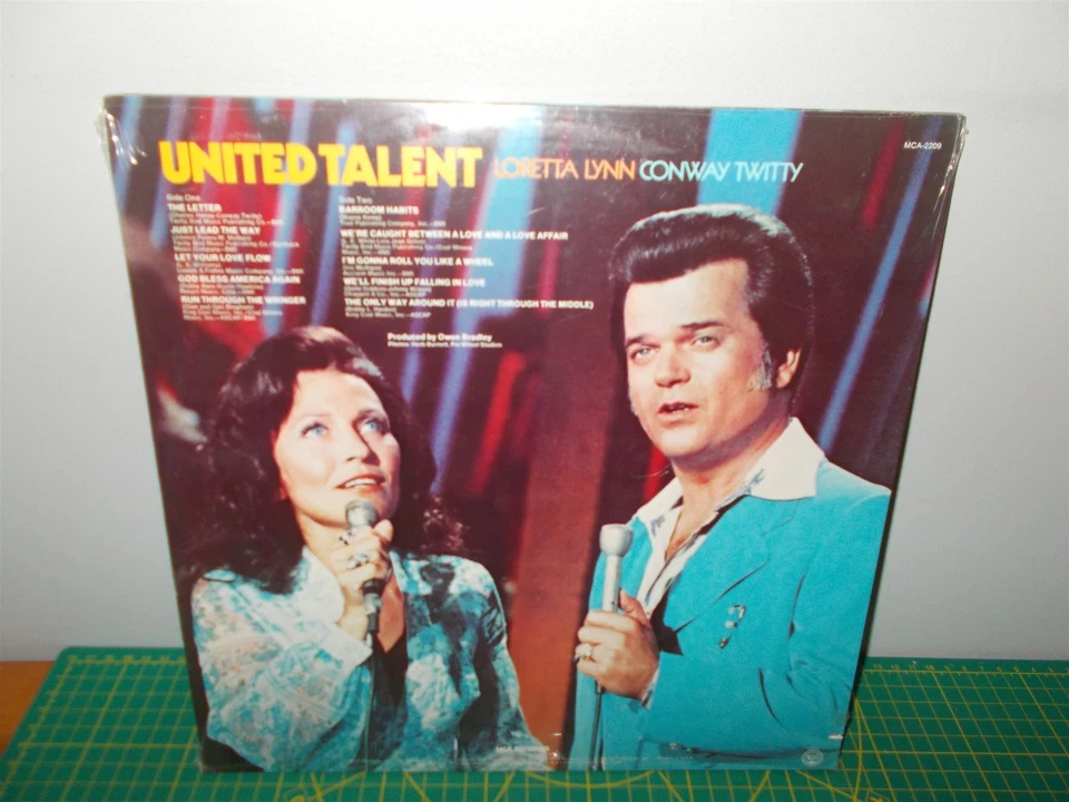 Loretta Lynn & Conway Twitty United Talent MCA Stamped Record LP Sealed - Image 2 of 4