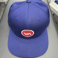 RVCA VA Logo Snapback Cap Blue/Red Men s Adju...