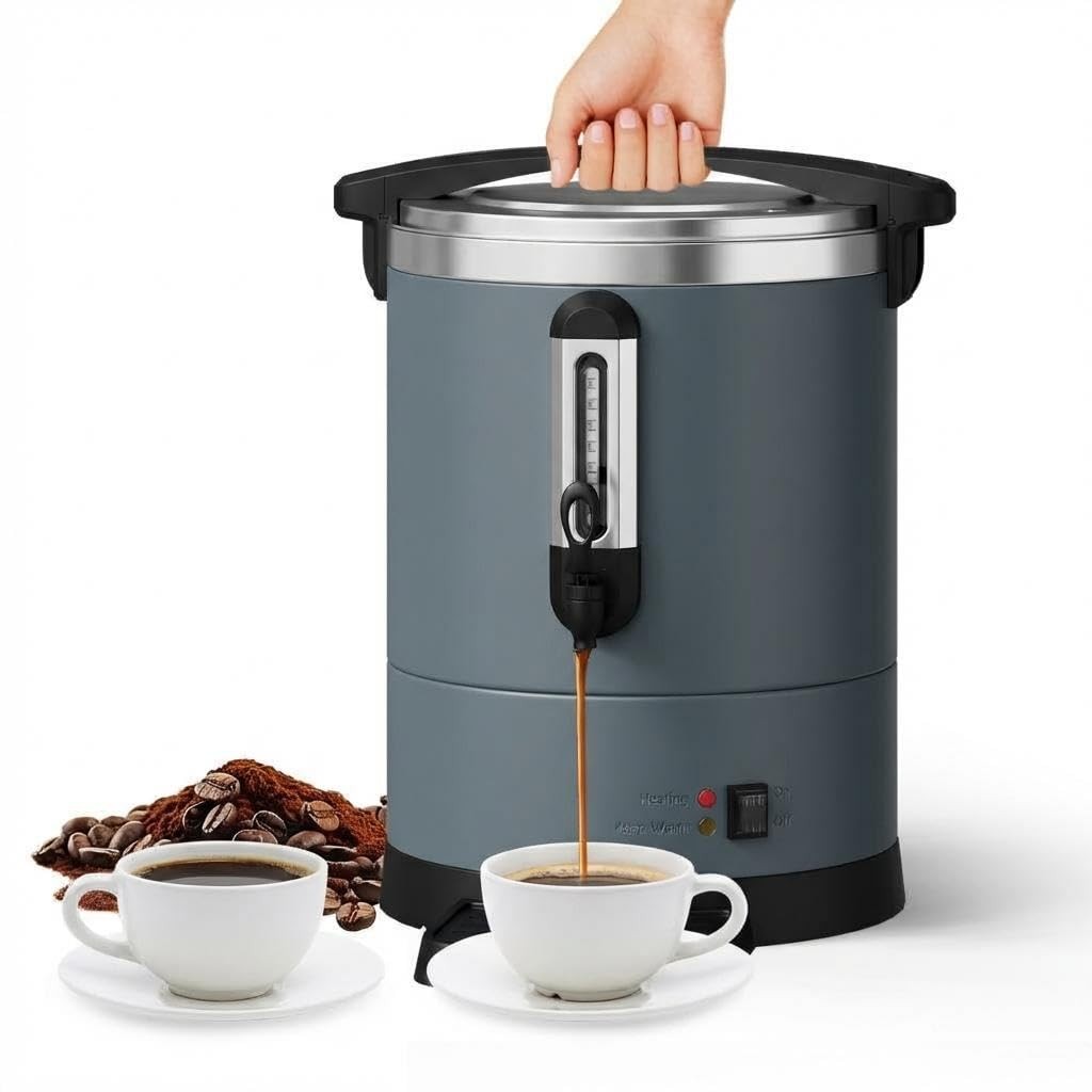 Commercial Coffee Urn 12L Stainless Steel Hot Water Dispenser with Pump