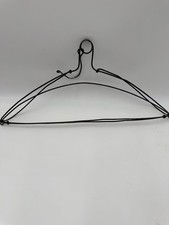 Vintage Wire Clothes Hangers Lot of 2 Reinforced Adult Child Metal Garment