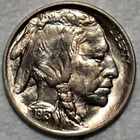 Brilliant Uncirculated 1913-P T1 Buffalo Nickel, Cartwheeling & Razor-Sharp.