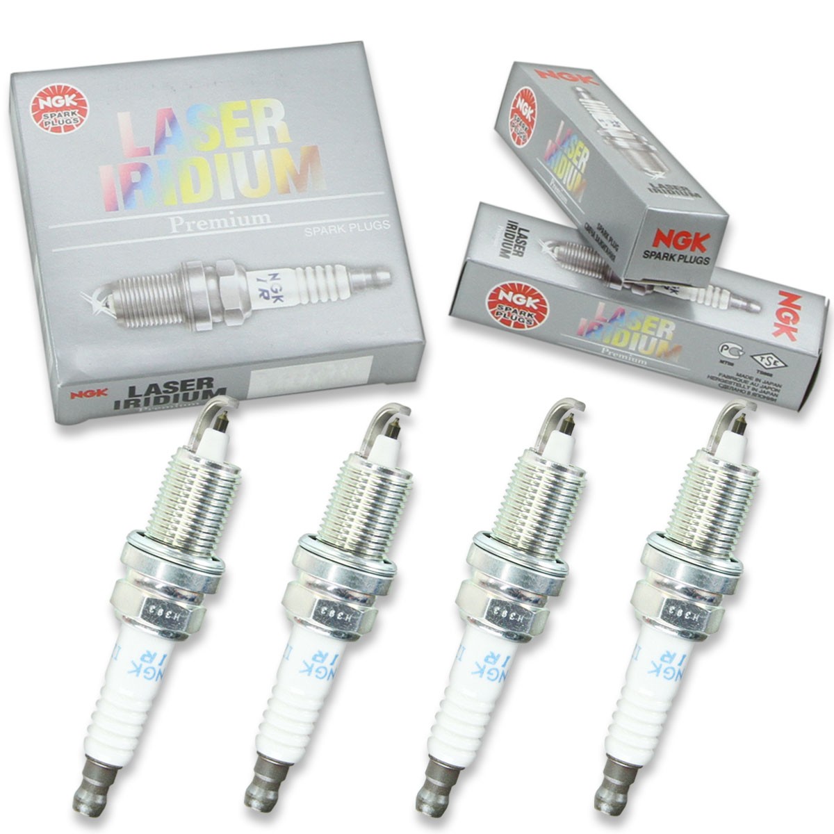 4pcs 2011 Evinrude E175DPXIIB NGK Laser Iridium Spark Plugs 175 HP Kit Set ug
