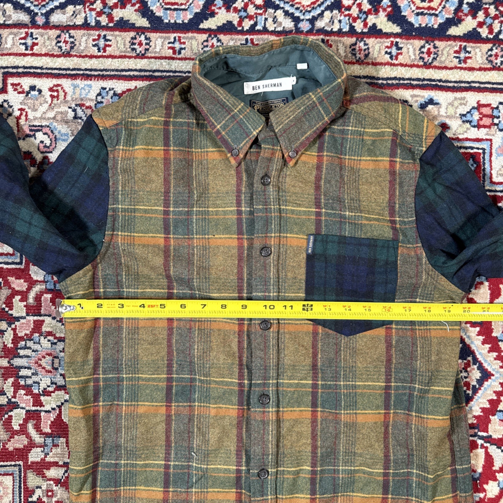 Pendleton Ben Sherman Flannel Button Up Shirt Siz… - image 3