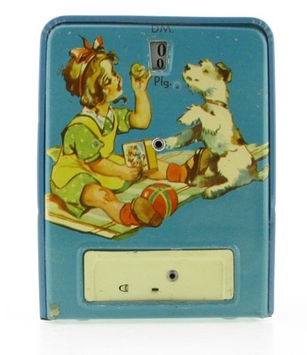 GEOBRA Blech Kinder Spardose Sparbüchse Blechspielzeug Tin Toy Spielzeug