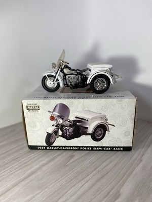 新品　1947 HARLEY-DAVIDSON POLICE SERVI-CAR 1947 Harley Davidson Police Servi-Car Motorcycle 1:12 VTG 99150