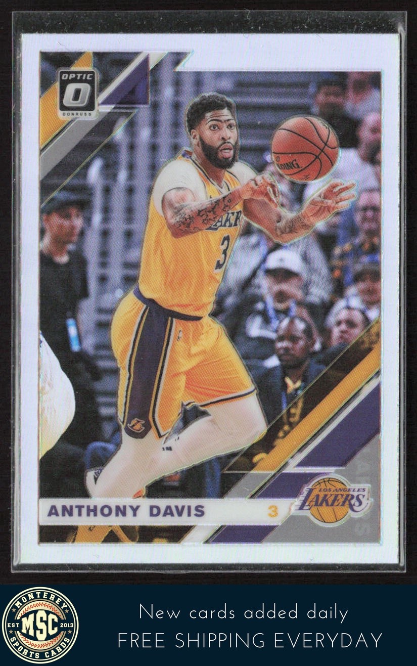 Anthony Davis 2019-20 Donruss Optic Holo #90 Los Angeles Lakers