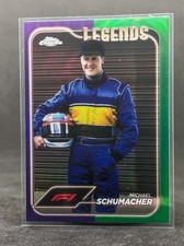 2024 Topps Chrome F1 Michael Schumacher Purple/Green SP Refractor Formula 1