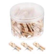 Bois Pousser Broche, 50 Paquet Bois Broche Clips pour Bureau Liège Planche