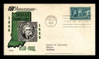 US COVER INDIANA TERRITORY 150TH ANNIVERSARY FDC SCOTT 996 KEN BOLL CACHET CRAFT